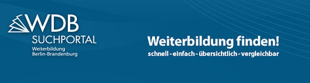 WDB Suchportal für Weiterbildung in Berlin und Brandenburg